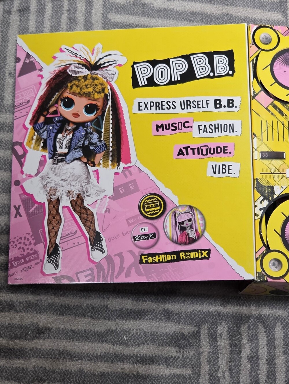 LOL Surprise Pop B.B. Fashion Remix Doll Lot MGA 2019 With Accessories & Record